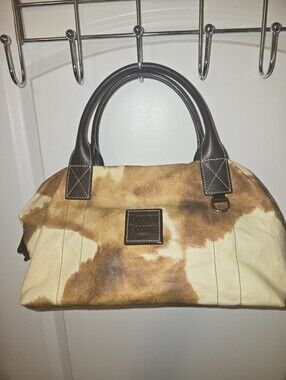 Rare Dooney & Bourke Vintage Cow Satchel